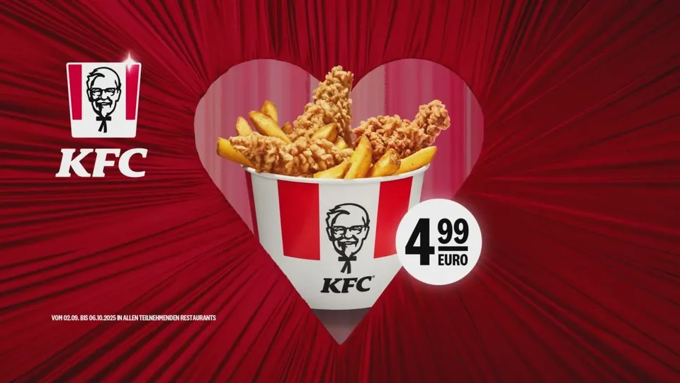 Still from the spot KFC – BUCKET FOR ONE