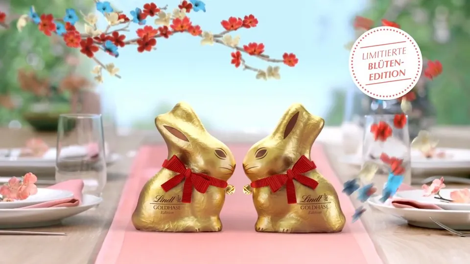 Still from the spot LINDT – GOLDHASE