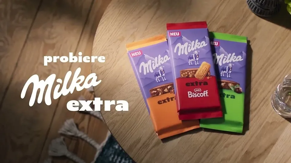 Still from the spot MILKA – MILKA EXTRA