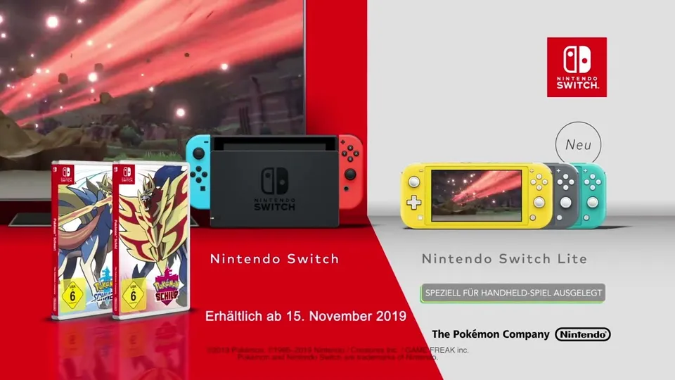 Still from the spot NINTENDO – POKÉMON SCHWERT & SCHILD